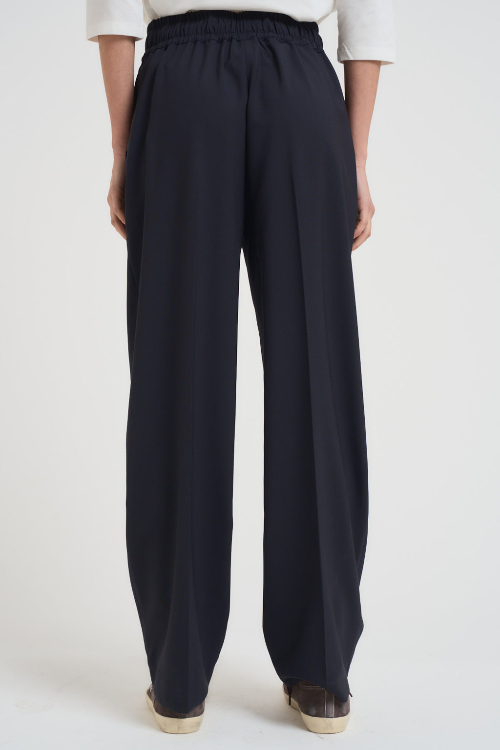 Pantaloni donna gamba dritta blu notte N87 N08 LIVIANA CONTI 