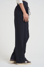 Pantaloni donna gamba dritta blu notte N87 N08 LIVIANA CONTI 