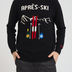 Maglia uomo girocollo nera HERONC APRESBOTT00 MC2 SAINT BARTH 