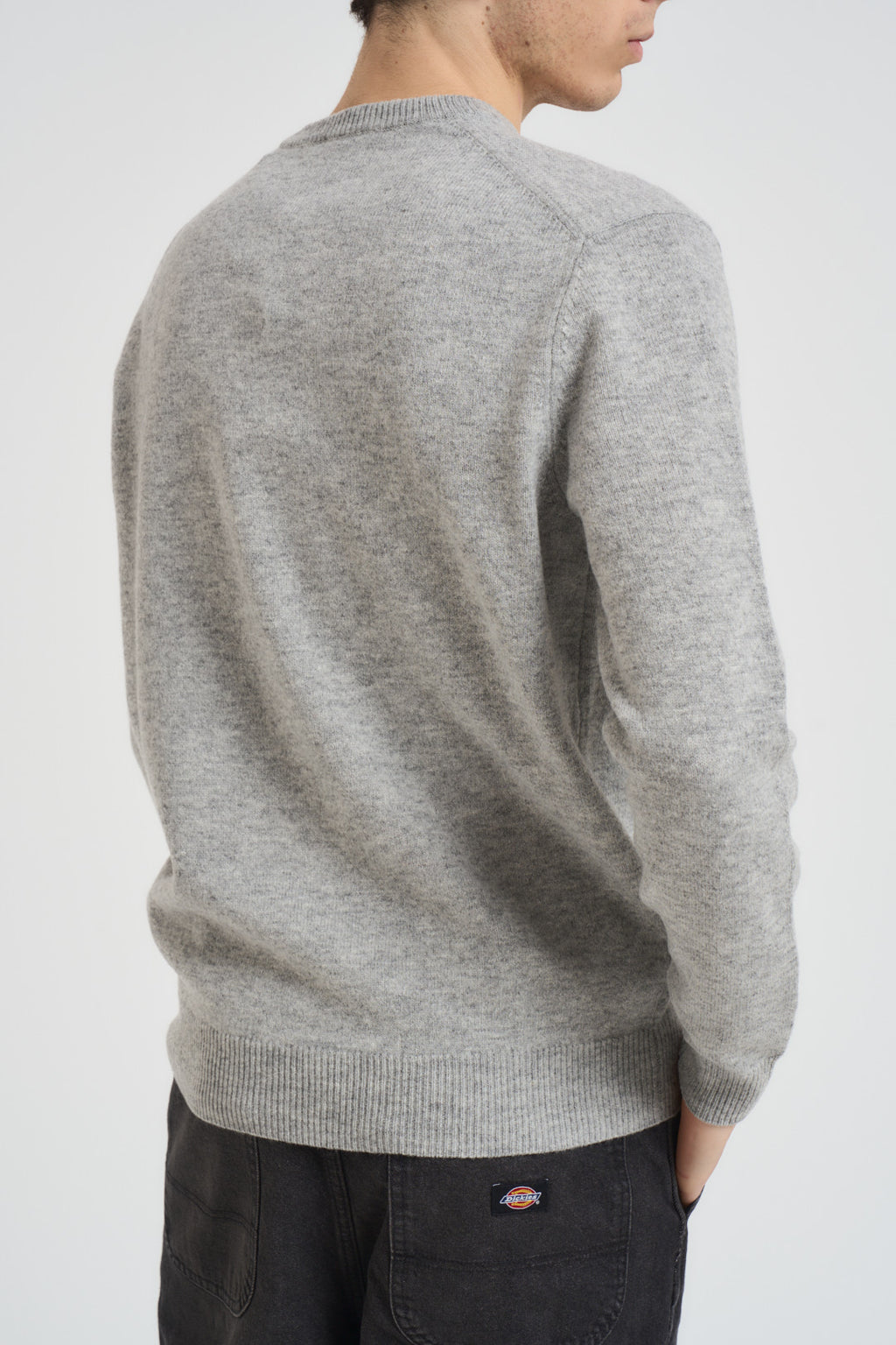 Maglia uomo girocollo grigia REGENT LAMBSWL15ML MC2 SAINT BARTH 