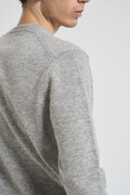 Maglia uomo girocollo grigia REGENT LAMBSWL15ML MC2 SAINT BARTH 