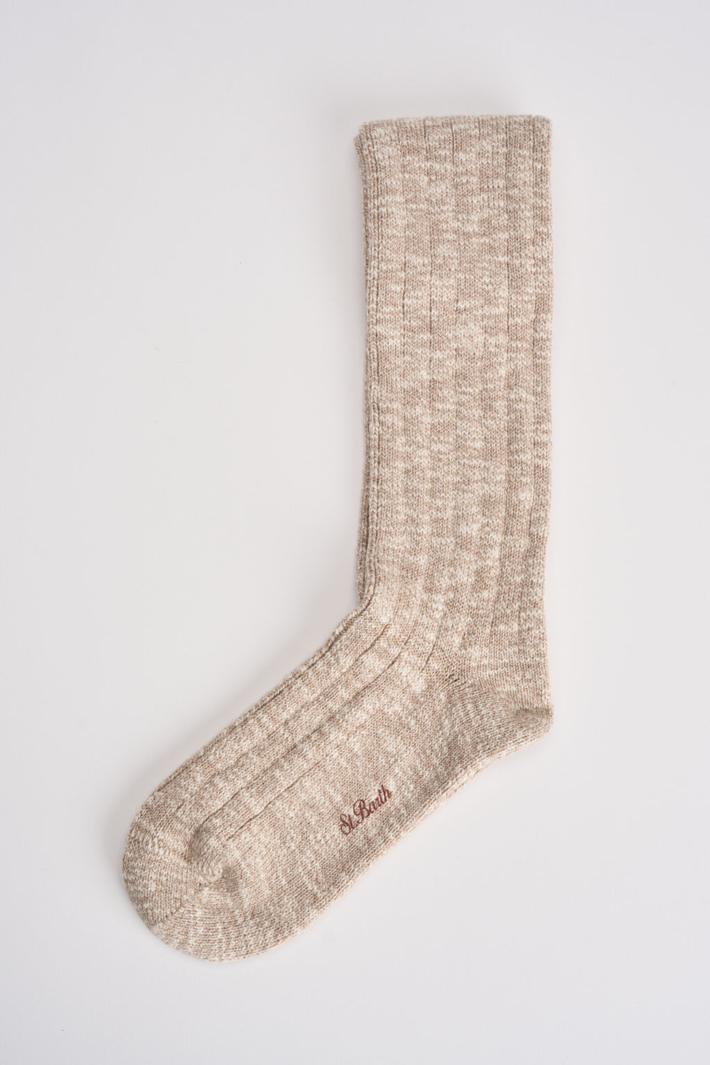Calzini uomo beige SOX RIBNML11 MC2 SAINT BARTH 