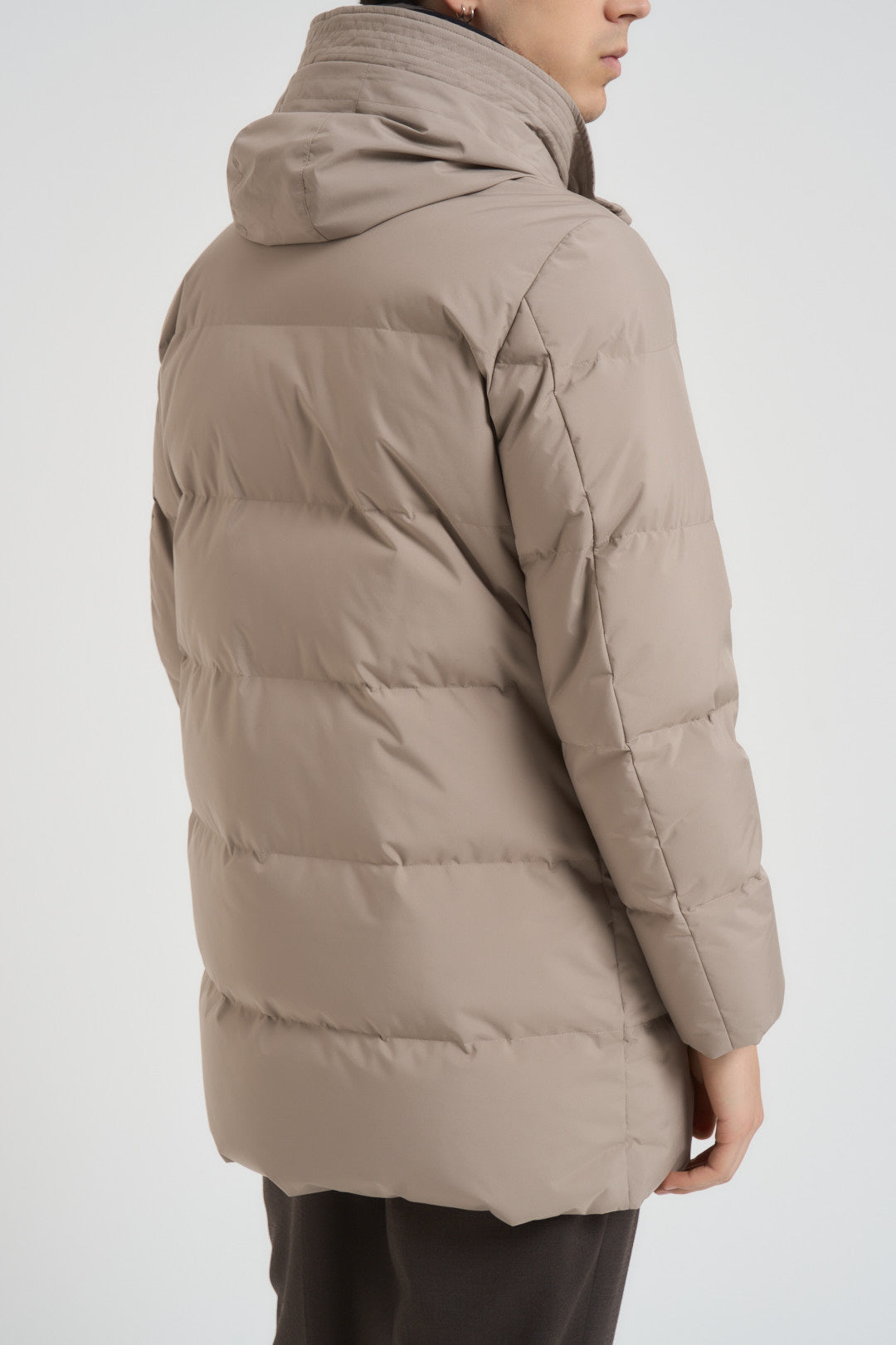 Piumino uomo midi sabbia F09MUCX501 16126 MONTECORE 