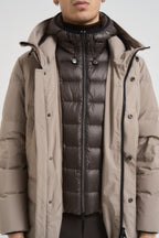 Piumino uomo midi sabbia F09MUCX501 16126 MONTECORE 