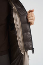 Piumino uomo midi sabbia F09MUCX501 16126 MONTECORE 