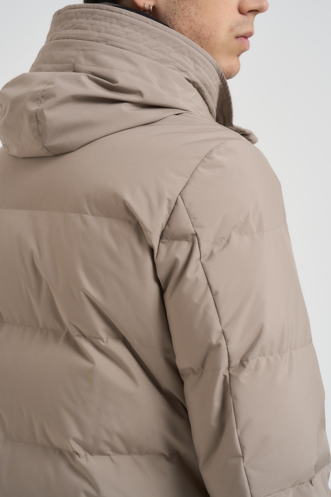 Piumino uomo midi sabbia F09MUCX501 16126 MONTECORE 