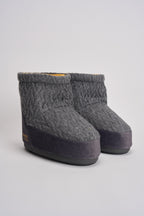 Stivale donna da neve in maglia grigio 1409750 H019GREY MOON BOOT 