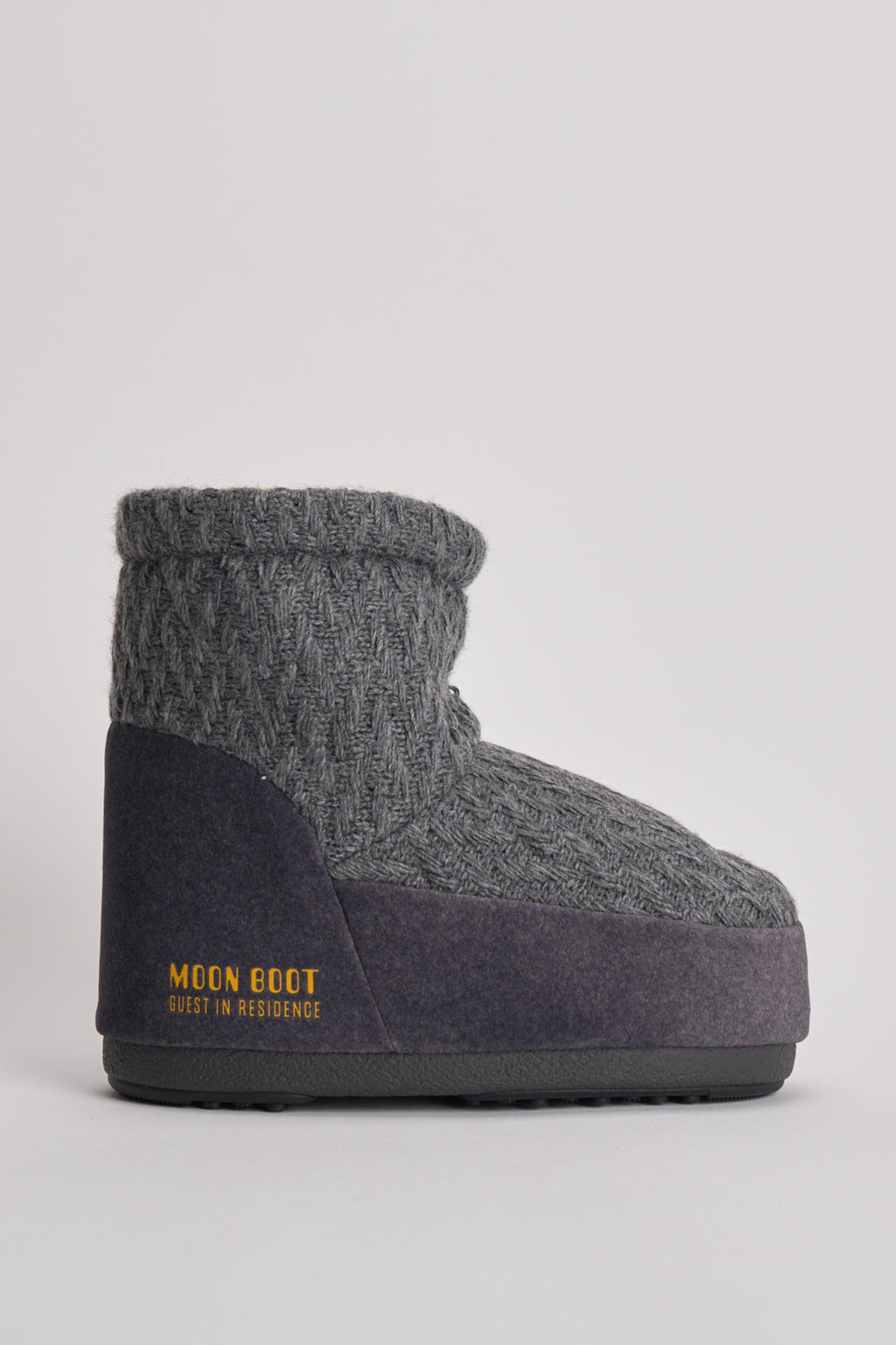 Stivale donna da neve in maglia grigio 1409750 H019GREY MOON BOOT 