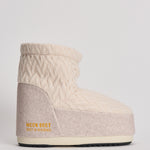 Stivale donna da neve in maglia panna 1409750 L032WHITESAND MOON BOOT 
