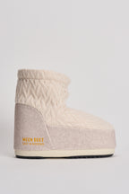 Stivale donna da neve in maglia panna 1409750 L032WHITESAND MOON BOOT 
