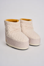 Stivale donna da neve in maglia panna 1409750 L032WHITESAND MOON BOOT 