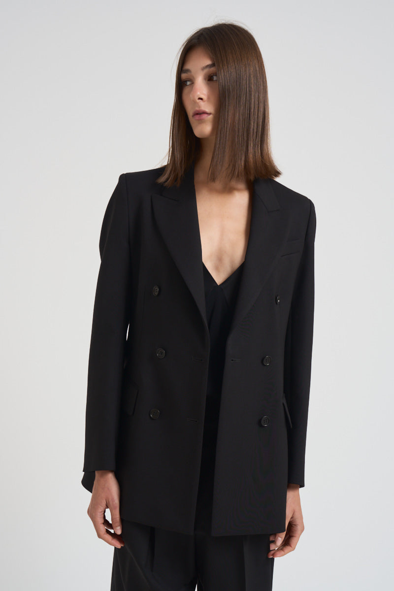 Giacca donna doppiopetto Liliuxy nera D420436 LILIUXY013NERO P.a.r.o.s.h. 
