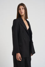 Giacca donna doppiopetto Liliuxy nera D420436 LILIUXY013NERO P.a.r.o.s.h. 