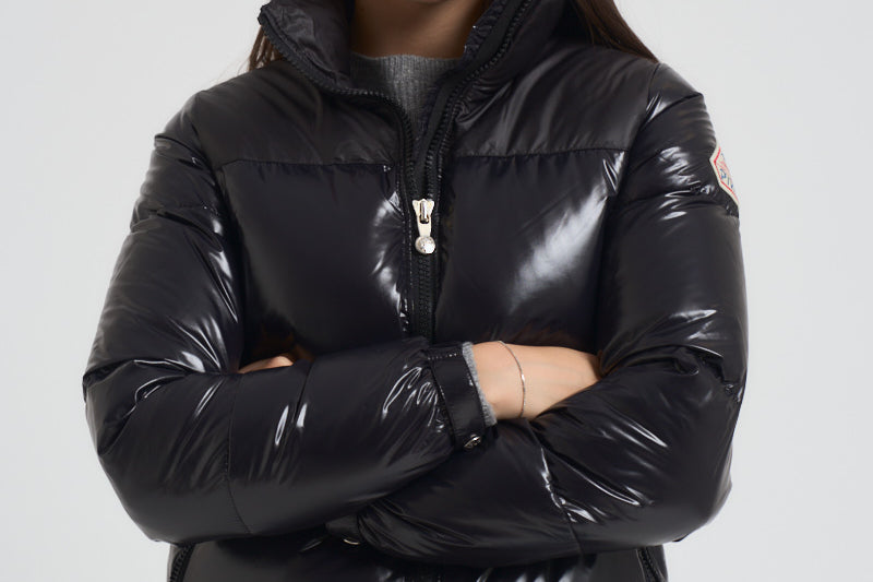 Piumino Goldin donna nero HWY038 0009 PYRENEX 