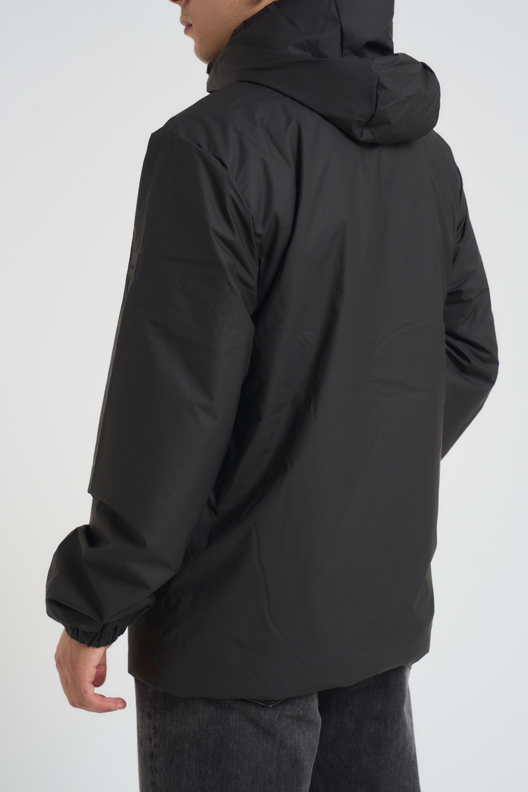 Giacca uomo impermeabile nera 15770 01 RAINS 