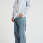 Camicia uomo a righe celeste 710549084 009 RALPH LAUREN 
