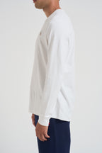 T-shirt uomo bianca manica lunga 710760121 002 RALPH LAUREN 