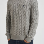Maglia uomo girocollo grigia 710775885 013 RALPH LAUREN 