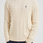 Maglia uomo girocollo panna 710775885 024 RALPH LAUREN 