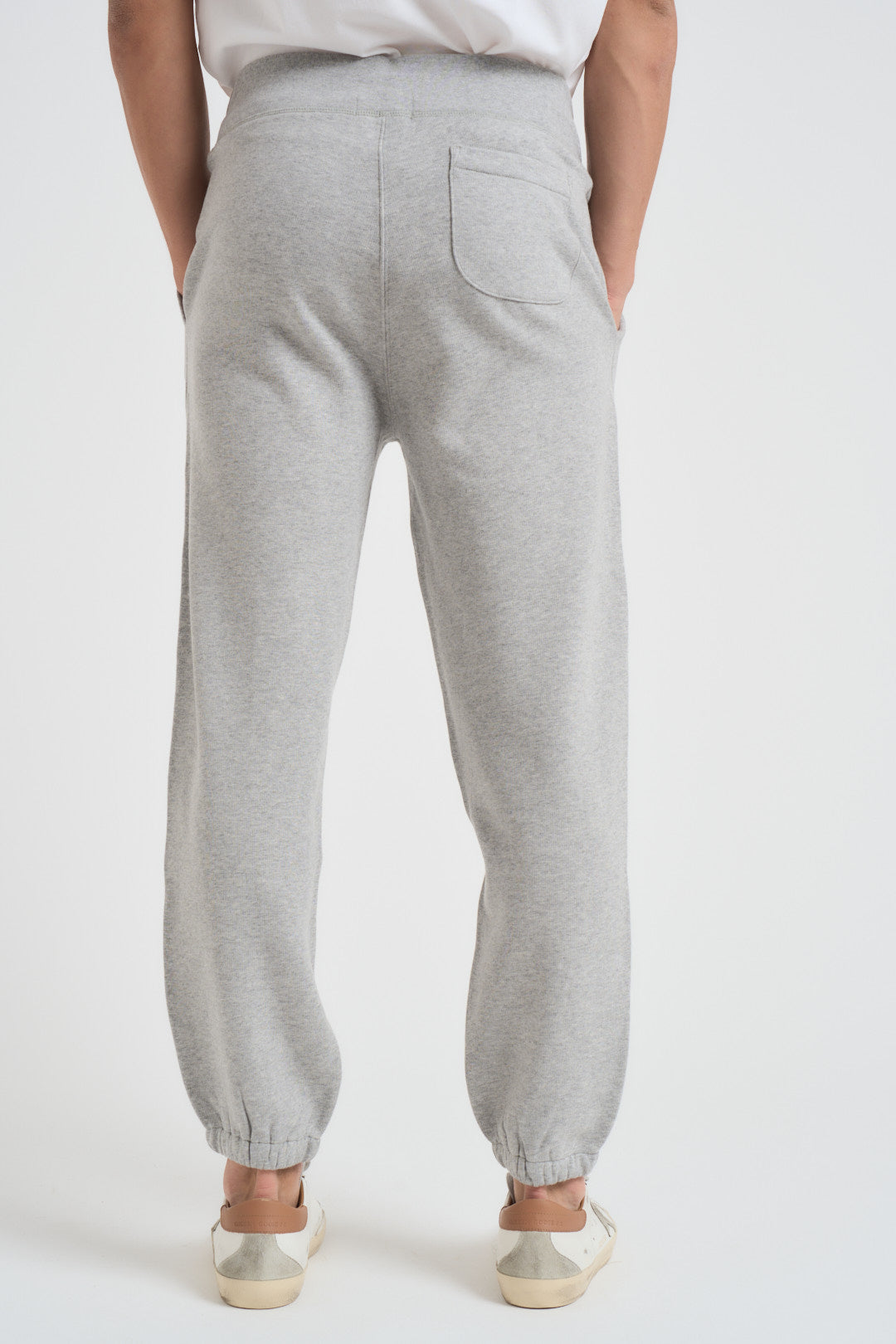 Pantaloni uomo da jogging in felpa grigi 710793939 002 RALPH LAUREN 
