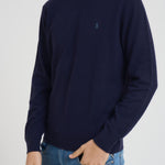 Maglia uomo girocollo blu 710974148 001 RALPH LAUREN 