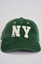 Cappello uomo baseball verde a costine NY 710979197 002 RALPH LAUREN 