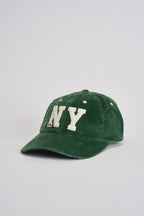 Cappello uomo baseball verde a costine NY 710979197 002 RALPH LAUREN 