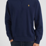 Felpa uomo girocollo blu 710P01523 002 RALPH LAUREN 
