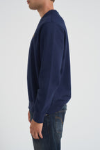 Felpa uomo girocollo blu 710P01523 002 RALPH LAUREN 