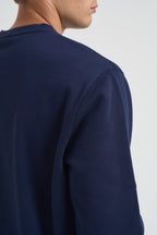 Felpa uomo girocollo blu 710P01523 002 RALPH LAUREN 