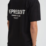 T-shirt uomo girocollo nera OCM41114 BLACK REPRESENT 