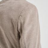 Giacca uomo doppiopetto in velluto grigio chiaro GL7251TL 387858P SANTANIELLO 