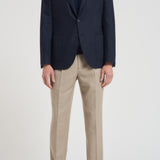 Giacca uomo monopetto blu scuro GL7297MF 293879B SANTANIELLO 