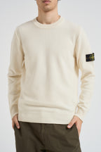 Maglia uomo girocollo panna 5100072 S00A3V0093 STONE ISLAND 