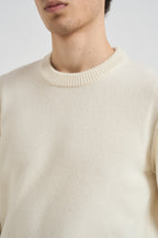 Maglia uomo girocollo panna 5100072 S00A3V0093 STONE ISLAND 
