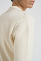 Maglia uomo girocollo panna 5100072 S00A3V0093 STONE ISLAND 
