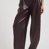 Pantalone in eco pelle donna T180471E CABERNET THE ANDAMANE 