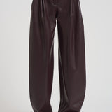 Pantalone in eco pelle donna T180471E CABERNET THE ANDAMANE 