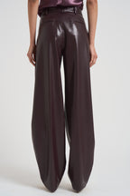 Pantalone in eco pelle donna T180471E CABERNET THE ANDAMANE 