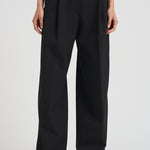 Pantalone donna in lana C3104 W0206BLACK THE LATEST 