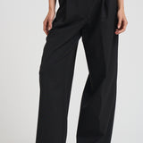 Pantalone donna in lana C3104 W0206BLACK THE LATEST 