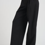 Pantalone donna in lana C3104 W0206BLACK THE LATEST 