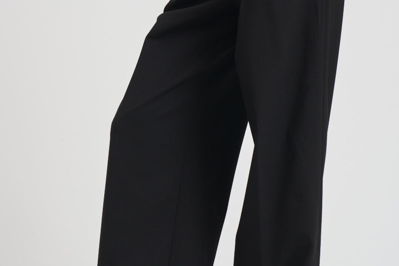 Pantalone donna in lana C3104 W0206BLACK THE LATEST 
