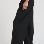 Pantalone donna in lana C3104 W0206BLACK THE LATEST 
