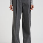 Pantaloni a gamba larga donna C3104 W0206MEDIUMGREY THE LATEST 