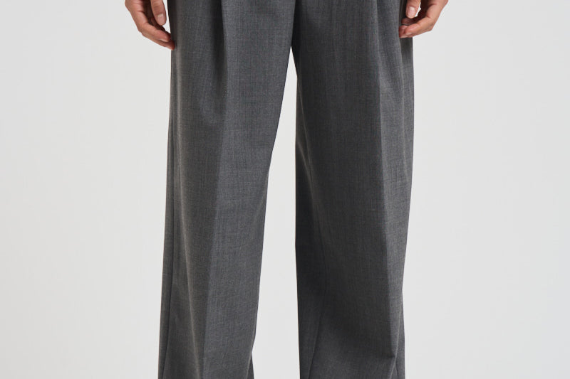 Pantaloni a gamba larga donna C3104 W0206MEDIUMGREY THE LATEST 