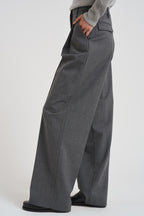 Pantaloni a gamba larga donna C3104 W0206MEDIUMGREY THE LATEST 