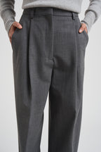 Pantaloni a gamba larga donna C3104 W0206MEDIUMGREY THE LATEST 