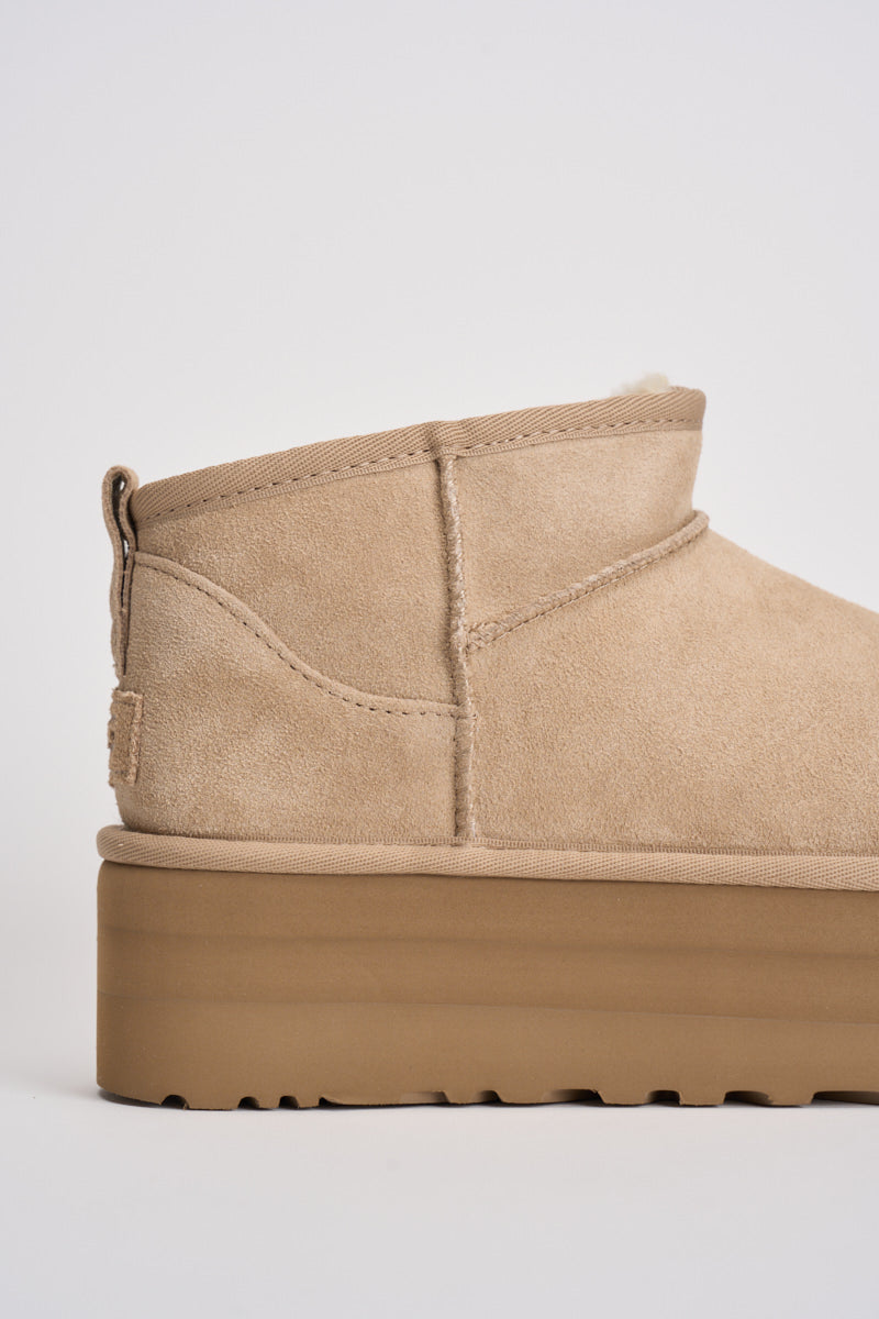 Stivale donna platform Ultra mini beige 1135092 SAND UGG 
