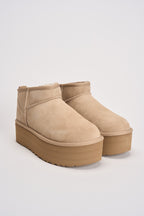 Stivale donna platform Ultra mini beige 1135092 SAND UGG 